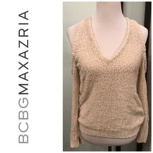 🆕 BCBG Maxazria Open Shoulder Sweater